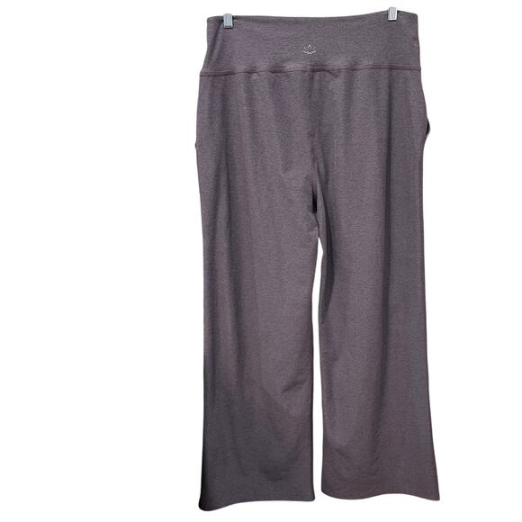 Beyond Yoga NWOT Spacedye Laid Back Wide Leg Pants Brown/Purple XL - Picture 4 of 9